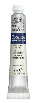 Akvarellfärg Cotman 8ml Iridescent White