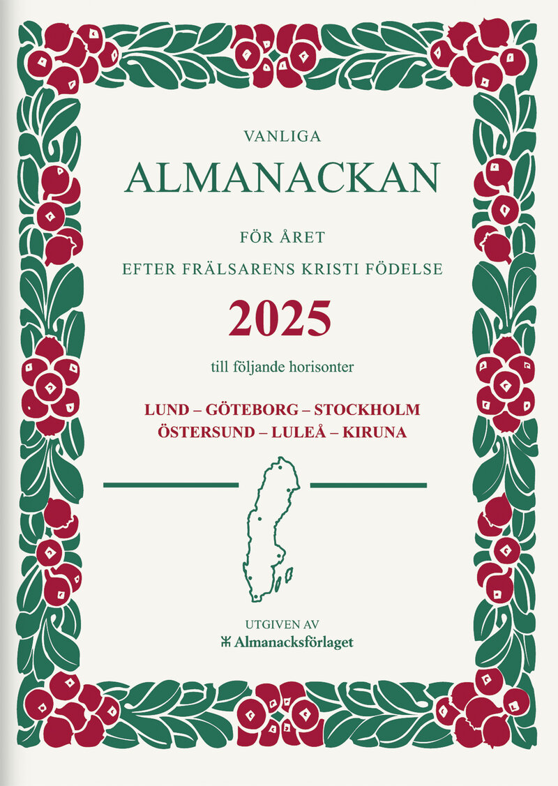 Vanliga Almanackan häftad